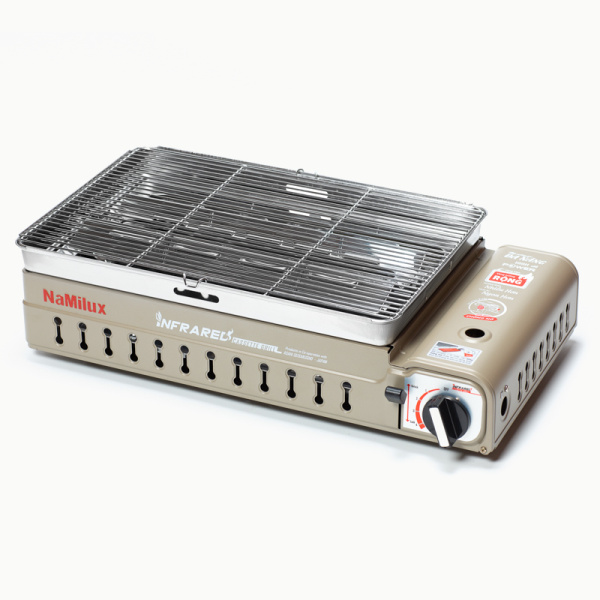 Газовый гриль инфракрасный Namilux NA-G4205PS (Песочный / Нержавейка)